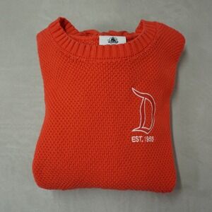 Disney Spirit Jersey Cable Knit Sweater Adult XL Red Disneyland Parks Resort